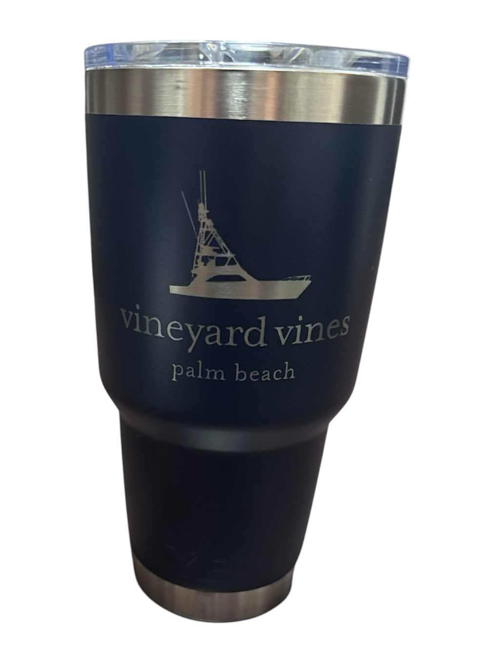 Yeti  30 OZ TUMBLER WITH MAGSLIDER LID NAVY blue Vineyard vines Palm beach